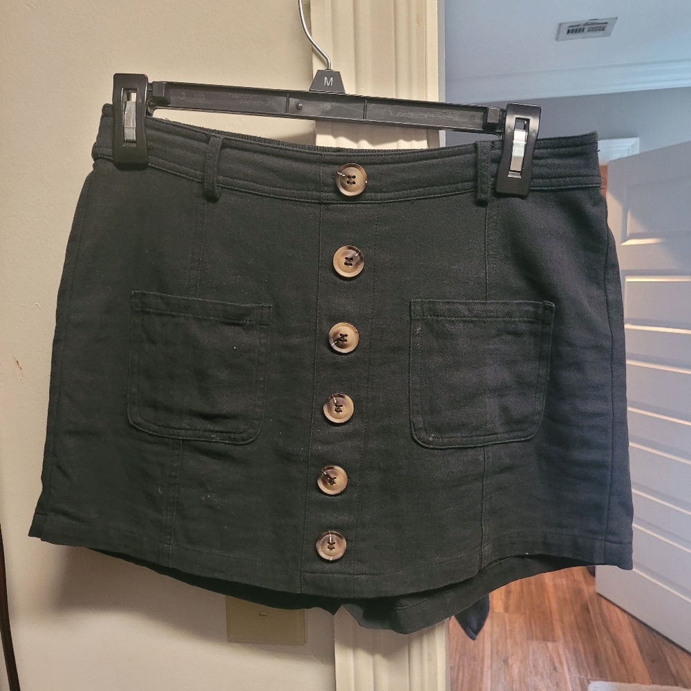 Morgan Claire Black Skort